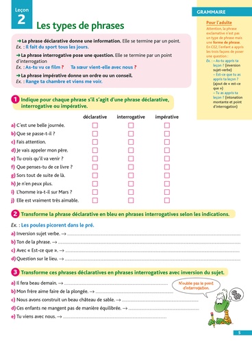 Français CM1 pour comprendre  Edition 2019