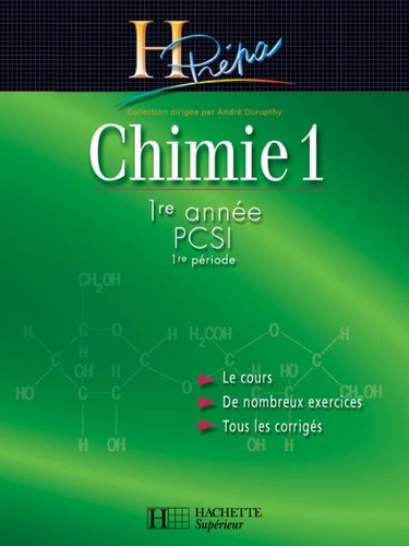 Magali Giacino et Alain Jaubert - Chimie 1 1re année PCSI (1re période) - edition 2003.