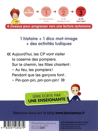 Je suis en CP Tome 13 Chez les pompiers