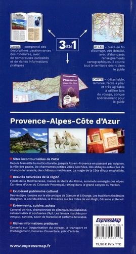 Provence-Alpes-Côte d'Azur. Guide + Atlas + Carte 1/300 000