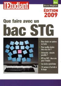 Que faire avec un bac STG