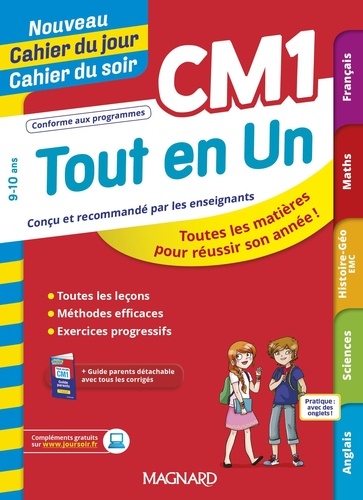 Tout en un CM1  Edition 2020