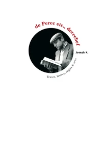 De Perec etc., derechef