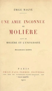 Une amie inconnue de Molière
