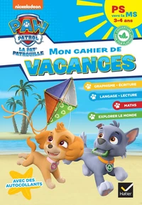 Mon cahier de vacances Pat'Patrouille PS vers la MS