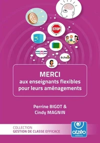 Merci aux enseignants flexibles pour leurs aménagements