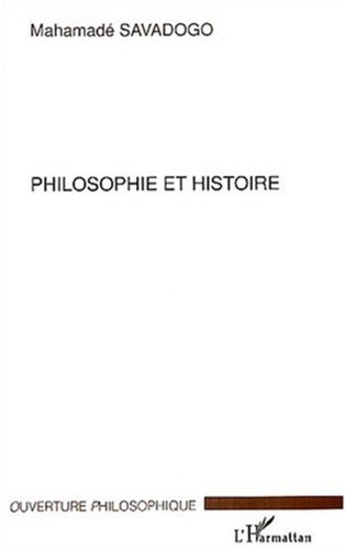 Mahamadé Savadogo - Philosophie et histoire.