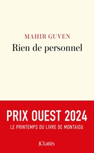 Mahir Guven - Rien de personnel - Prix Ouest 2024.