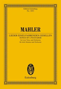 Lieder eines fahrenden gesellen, tiefe stimme und orchester partitur