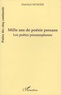 Mahshid Moshiri - Mille ans de poésie persane - Les poètes persanophones.