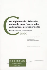 Les diplômes de l'Education nationale dans l'univers des certifications professionnelles