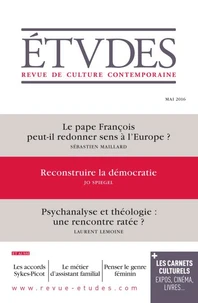 Etudes N° 4227, Mai 2016