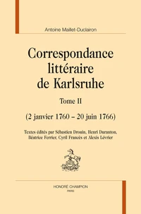 Correspondance littéraire de Karlsruhe