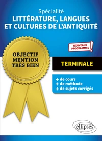 Spécialité littérature, langues et cultures de l'Antiquité Terminale