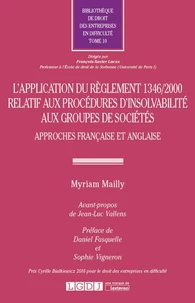L'application du règlement 1346/2000 relatif aux procédures d'insolvabilité aux groupes de sociétés