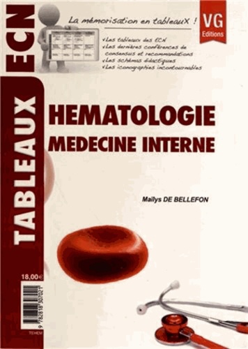 Maïlys de Bellefon - Tableaux ecn hematologie.