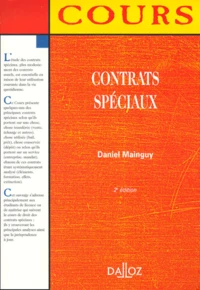 Contrats Speciaux. 2eme Edition