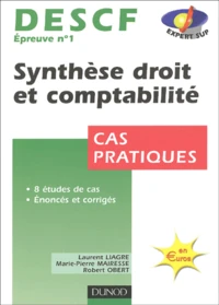 DESCF N°1 Synthèse droit et comptabilité