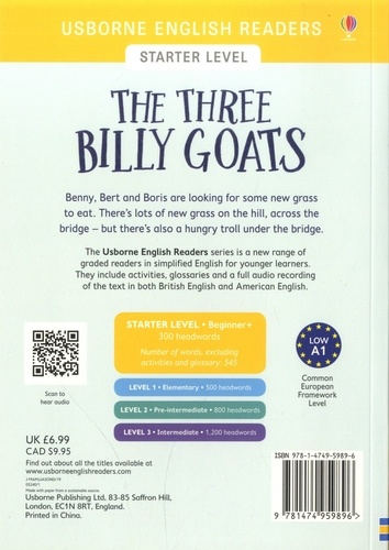 The Three Billy Goats. Starter level