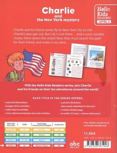 Charlie and the New York mystery  avec 1 CD audio