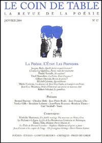 La Poésie, L'Etat, Les pouvoirs