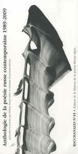 Anthologie de la poésie russe contemporaine 1989-2009