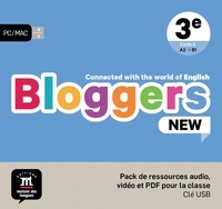  Maison des langues - Anglais 3e Bloggers NEW - Pack de ressource audio, vidéo et PDF pour la classe.