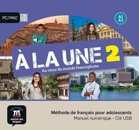 Méthode de français pour adolescents A la Une 2 A1-A2