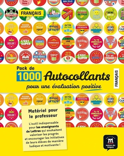  Maison des langues - Pack d'autocollants pour l'évaluation en français.