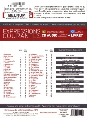 Expressions courantes. Guide audio FLE B2-C1  avec 1 CD audio