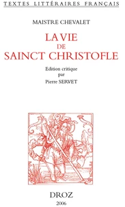 La vie de saint Christofle