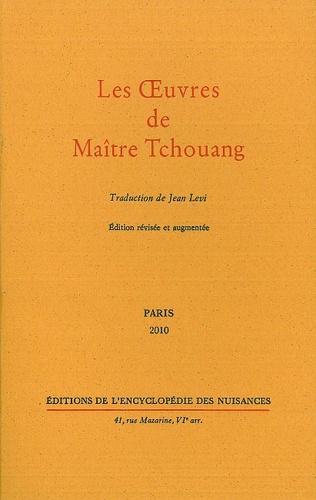  Maître Tchouang - Les Oeuvres de Maître Tchouang.