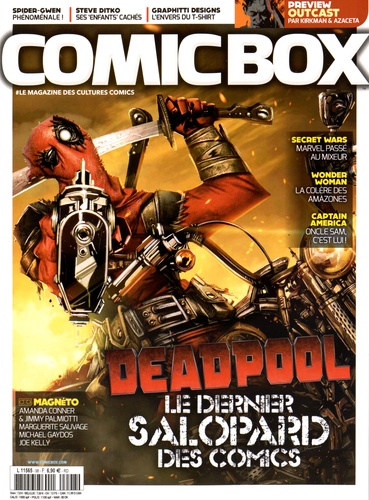 Xavier Fournier - Comic Box N° 98 : Deadpool - Le dernier salopard des comics.