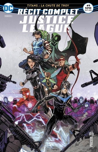 François Hercouët - Justice League N° 9, Septembre 2018 : Titans : la chute de Troy - Récit complet.