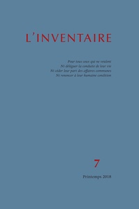  Collectif - L'inventaire N° 7, printemps 2018 : .
