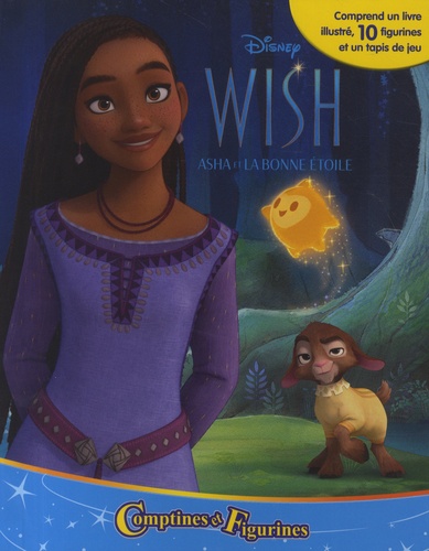 Wish, Asha et la bonne étoile. Avec 1 livre illustré, 10 figurines et 1 tapis de jeu