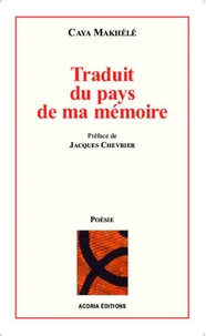 Traduit du pays de ma mémoire