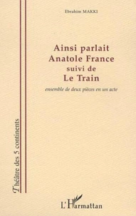 Ainsi parlait Anatole France