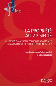 La propriété au 21e siècle