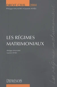 Les régimes matrimoniaux