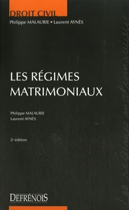 Les régimes matrimoniaux