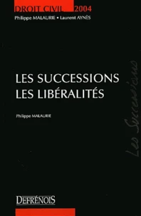 Les successions, les libéralités