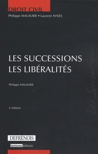 Les successions, les libéralités
