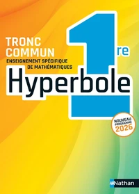 Hyperbole 1re Tronc Commun 2026 - Manuel - 2026