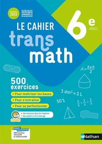 Le cahier Transmath 6e
