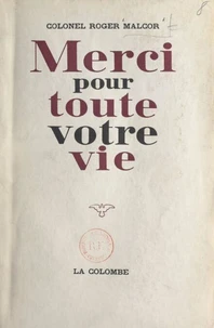 Merci pour toute votre vie