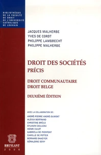 Droit des sociétés Précis