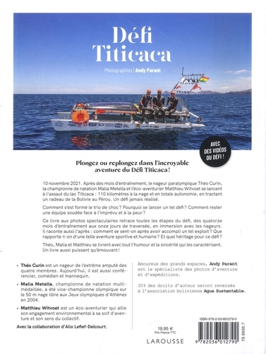 Défi Titicaca. L'incroyable traversée à la nage de trois sportifs hors normes