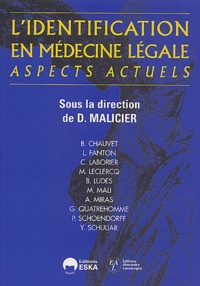  Malicier - L'Identification En Medecine Legale. Aspects Actuels.