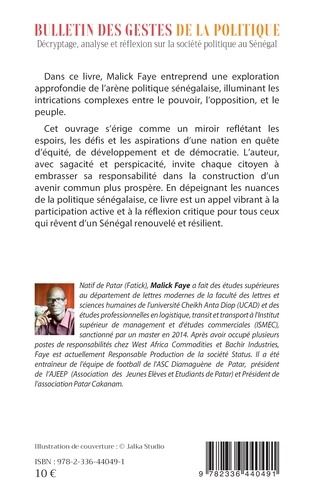 Bulletin des gestes de la politique. Décryptage, analyse et réflexion sur la société politique au Sénégal